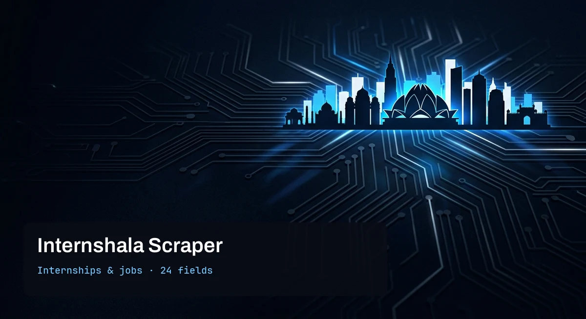 Internshala Scraper