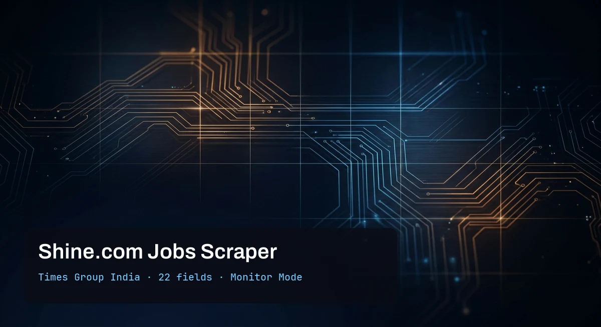 Shine.com Jobs Scraper